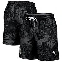 Men's Tommy Bahama Black South Carolina Gamecocks Santiago Palms Board Shorts
