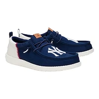Men's Hey Dude Navy New York Yankees Wally Casual Shoes