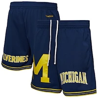 Men's Mitchell & Ness  Navy Michigan Wolverines Team Origins Mesh Shorts