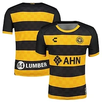 Men's Charly Black Pittsburgh Riverhounds SC 2025 Home Authentic Jersey