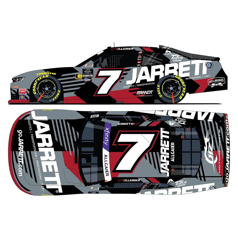 Action Racing Justin Allgaier 2025 #7 Jarrett NASCAR Xfinity Series 1:24 Die-Cast Chevrolet Camaro