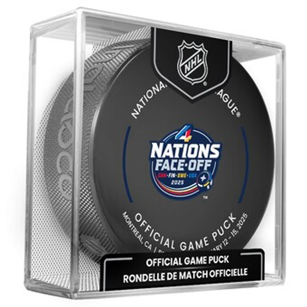 NHL 2025 4 Nations Face-Off Montreal Official Game Puck Cube