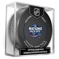 NHL 2025 4 Nations Face-Off Boston Official Game Puck Cube