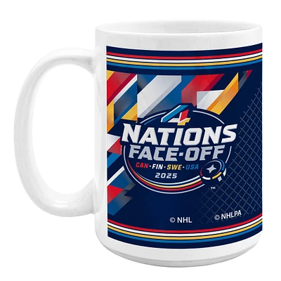 NHL 2025 4 Nations Face-Off 15oz. Ceramic Mug