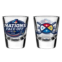 NHL 2025 4 Nations Face-Off Two-Pack Shot Glass Set