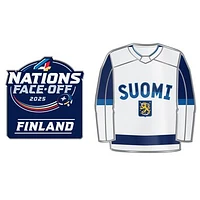 Finland 2025 4 Nations Face-Off Two-Piece Pin Set