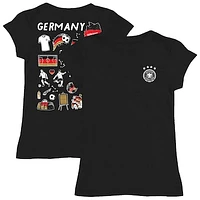 Toddler Vive La Fete  Black Germany National Team Impressions Artwork Fitted T-Shirt