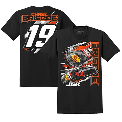 Men's Joe Gibbs Racing Team Collection Black Chase Briscoe Bass Pro Shops T-Shirt