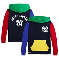 Youth Polo Ralph Lauren  Navy Yankees Fleece Hoodie
