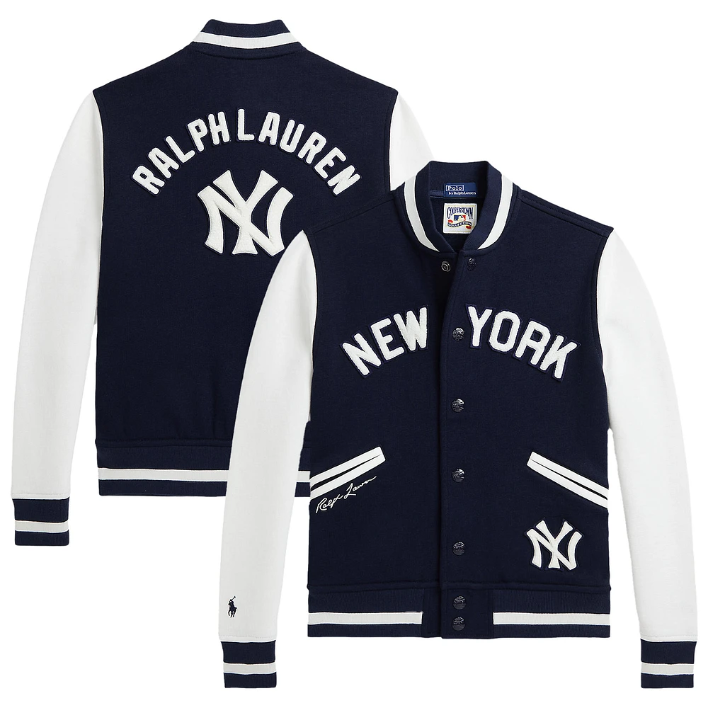 Youth Polo Ralph Lauren Navy Yankees Fleece Jacket