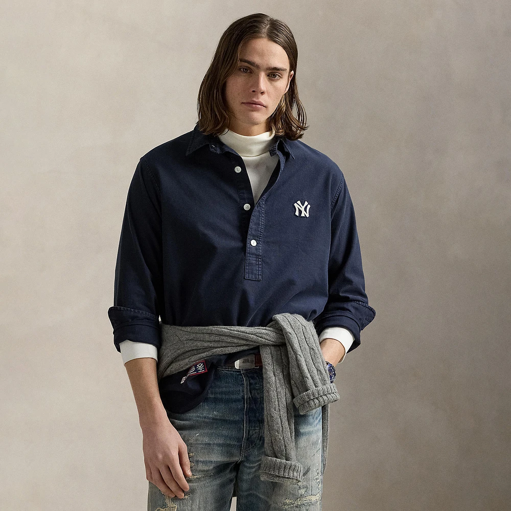 Polo Ralph Lauren Navy Yankees Oxford Shirt