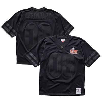 Men's Mitchell and Ness x Roc Nation Black Super Bowl LIX Legacy Jersey