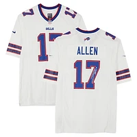 Josh Allen Buffalo Bills Autographed Nike White Game Jersey