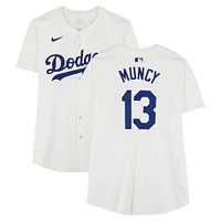 Max Muncy Los Angeles Dodgers Player-Issued #13 White Jersey from the 2024 MLB Season