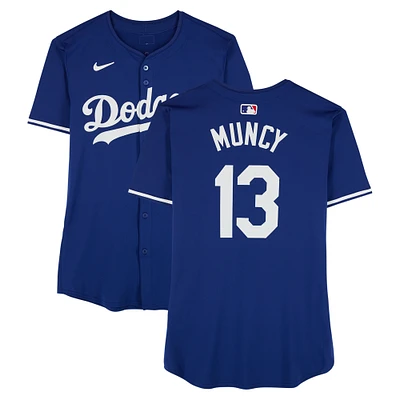 Max Muncy Los Angeles Dodgers Player-Issued #13 Royal Jersey from the 2024 MLB Season