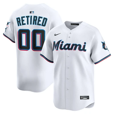 Men's Nike White Miami Marlins Home Limited Pick-A-Player Retired Roster Jersey