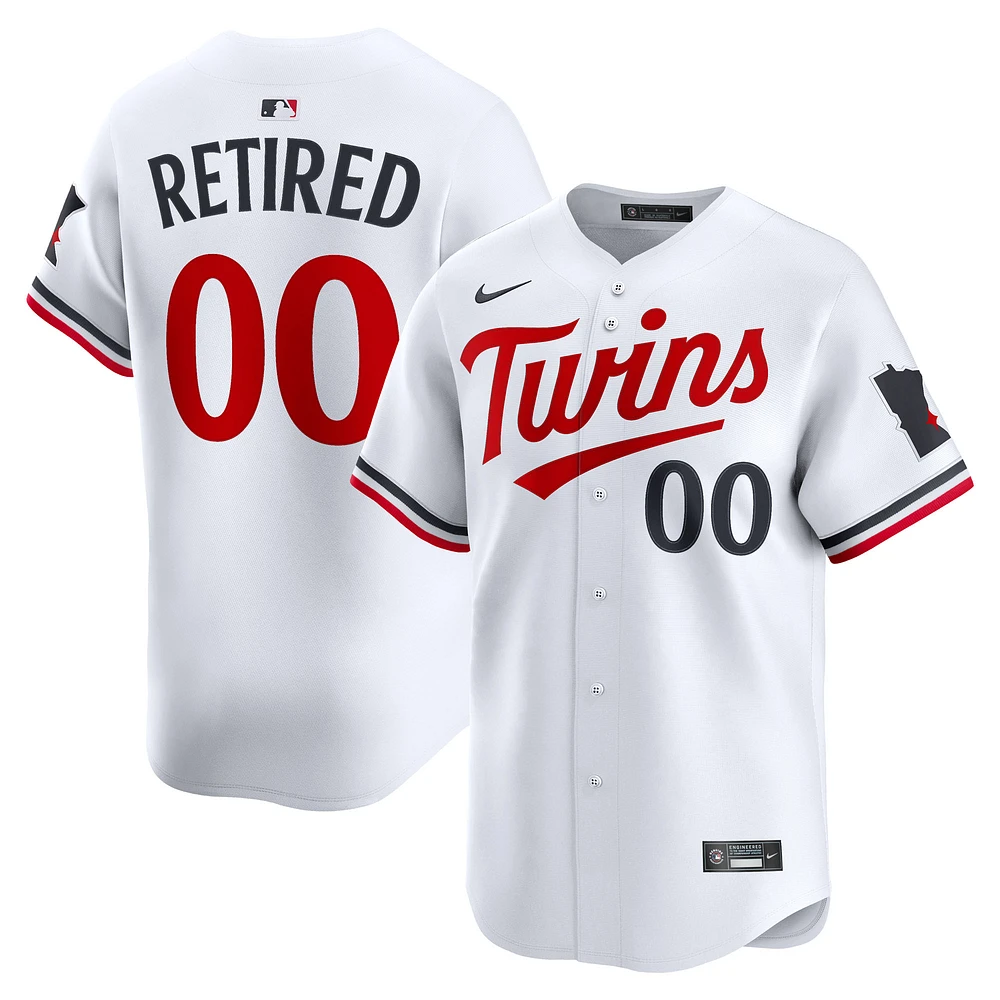 Men's Nike White Minnesota Twins Home Limited Pick-A-Player Retired Roster Jersey