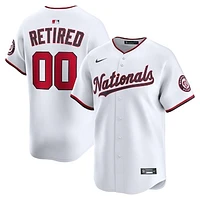 Men's Nike White Washington Nationals Home Limited Pick-A-Player Retired Roster Jersey