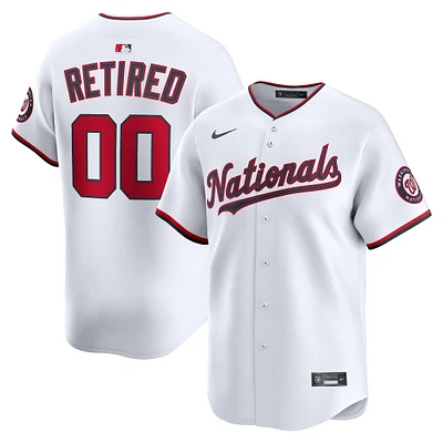 Men's Nike White Washington Nationals Home Limited Pick-A-Player Retired Roster Jersey