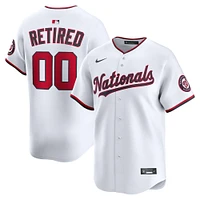 Men's Nike White Washington Nationals Home Limited Pick-A-Player Retired Roster Jersey