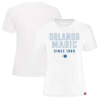 Women's Sportiqe  White Orlando Magic Arcadia Premium T-Shirt