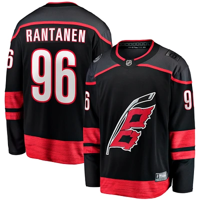 Men's Fanatics Mikko Rantanen Black Carolina Hurricanes  Breakaway Player Jersey