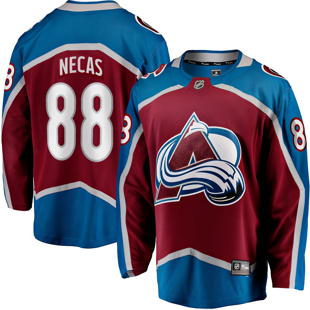 Men's Fanatics Martin Necas Burgundy Colorado Avalanche  Breakaway Player Jersey