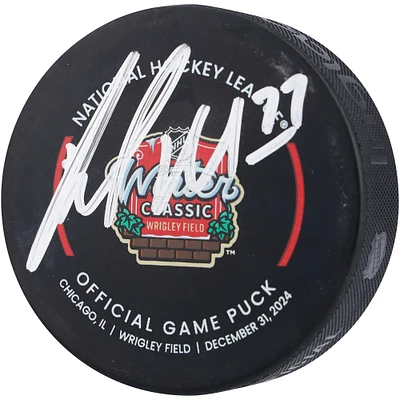 Pat Maroon Chicago Blackhawks Autographed 2025 NHL Winter Classic Official Game Puck