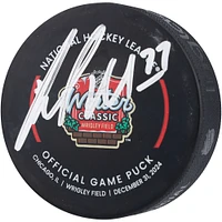 Pat Maroon Chicago Blackhawks Autographed 2025 NHL Winter Classic Official Game Puck