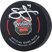Seth Jones Chicago Blackhawks Autographed 2025 NHL Winter Classic Official Game Puck