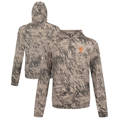 Men's Levelwear  Tan San Francisco Giants Insignia Lightweight Long Sleeve Hooded T-Shirt