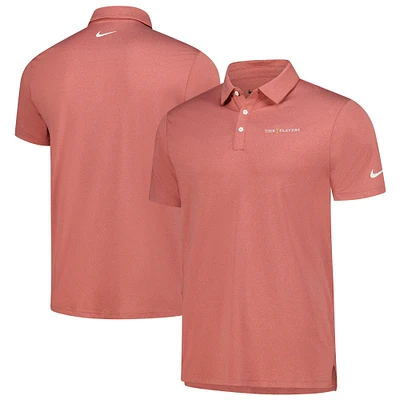 Men's Nike  Athletic Heather Red 2025 THE PLAYERS Tour Performance Polo