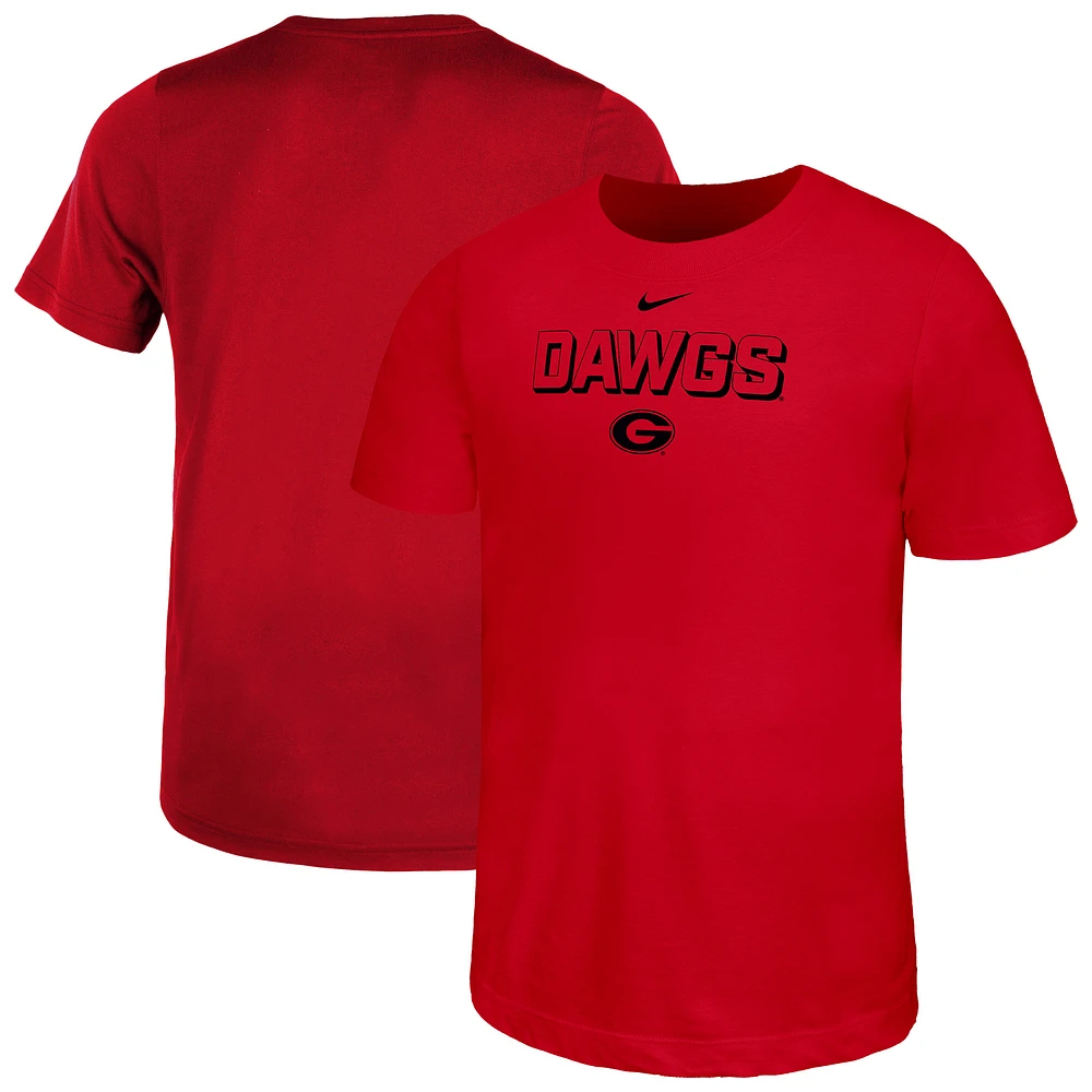Youth Nike Red Georgia Bulldogs Legend Performance T-Shirt