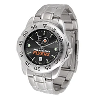 Silver Philadelphia Flyers Stainless Steel Clutch Watch
