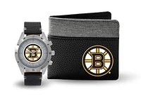 Boston Bruins Watch and Wallet Gift Set