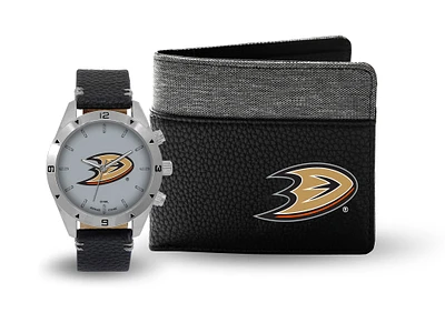 Anaheim Ducks Watch and Wallet Gift Set