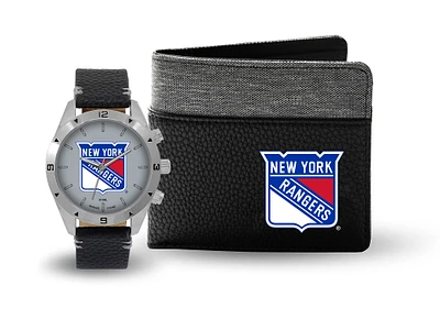 New York Rangers Watch and Wallet Gift Set