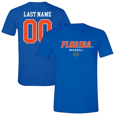 Unisex  Royal Florida Gators Baseball NIL Pick-A-Player T-Shirt