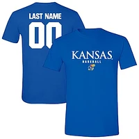 Unisex  Royal Kansas Jayhawks Baseball NIL Pick-A-Player T-Shirt
