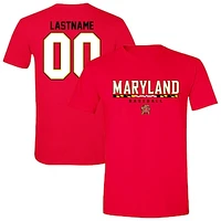Unisex  Red Maryland Terrapins Baseball NIL Pick-A-Player T-Shirt