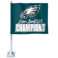 WinCraft Philadelphia Eagles Super Bowl LIX Champions 11.75" x 14" Double-Sided Car Flag