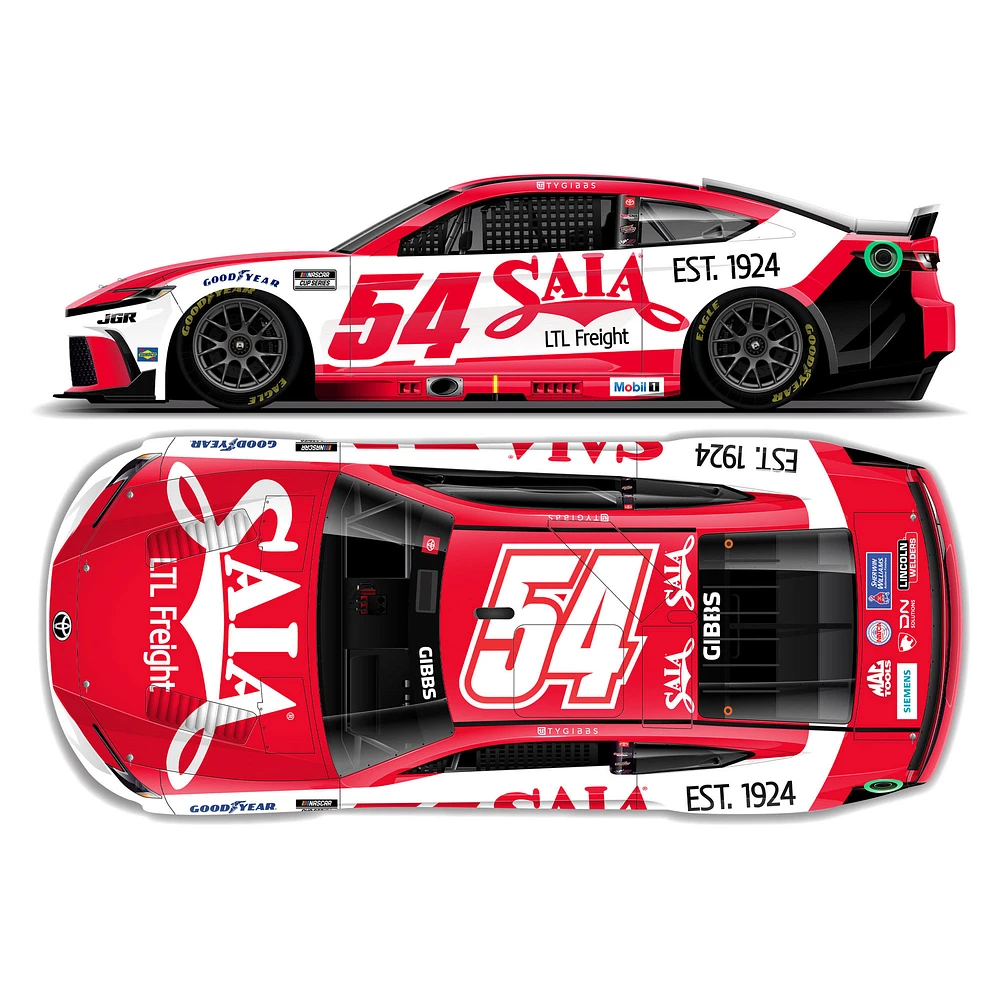 Action Racing Ty Gibbs 2025 #54 SAIA 1:24 Elite Die-Cast Toyota