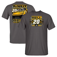 Men's Joe Gibbs Racing Team Collection Charcoal Christopher Bell DEWALT Car T-Shirt