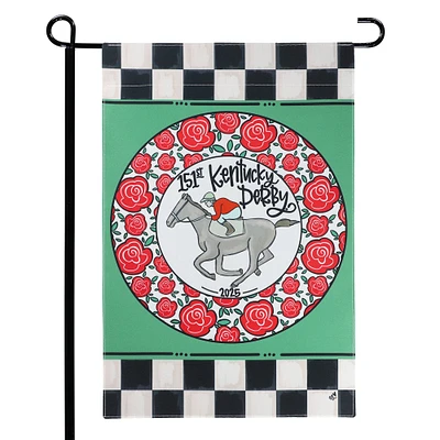 Kentucky Derby 151 12" x 18" Race Horse Flag