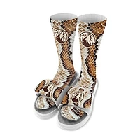 Unisex ISlide  Minnesota Timberwolves Year Of The Snake Socks and Slide Sandals Bundle