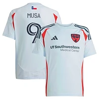 Youth adidas Petar Musa Light Blue FC Dallas 2025 The Inferno Kit Replica Player Jersey