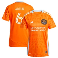 Women's adidas Artur Orange Houston Dynamo FC 2025 Season 20 Replica Player Jersey