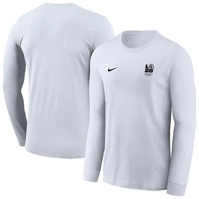 Men's Nike  White LA 2028 Summer Olympics Legend Performance Long Sleeve T-Shirt