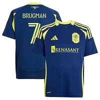 Youth adidas Gastón Brugman Navy Nashville SC 2025 The Heart of Kit Replica Player Jersey