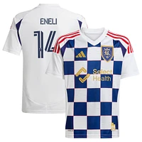 Men's adidas Emeka Eneli White Real Salt Lake 2025 Grid City Replica Player Jersey